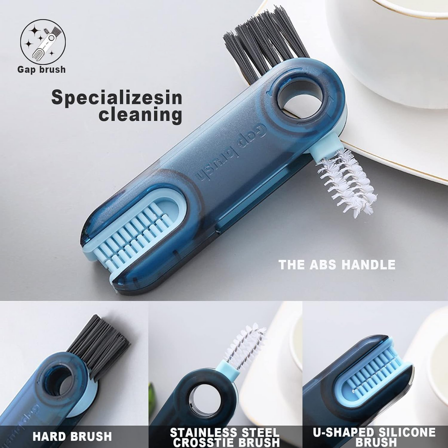 Cepillo de Limpieza 3 en 1 🧼💦